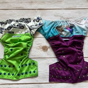 Colorful Cloth Diapers with Fun Prints